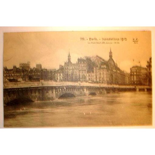 Ancienne Carte Postale - Inondations De Paris Janvier 1910 - Boulevard