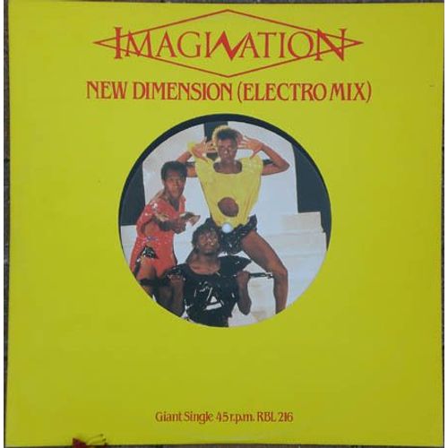 New Dimension (Electro Mix) / Burning Up (Dub) / New Dimension (Accapella Version) - Import Uk