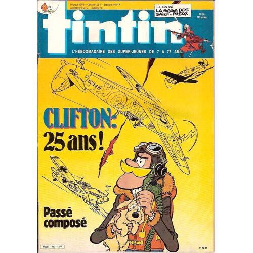 Le Journal De Tintin  N° 483 : Clifton 25 Ans !