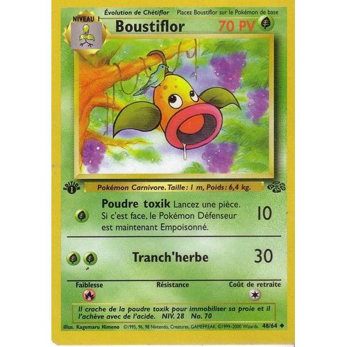 Pokemon  Boustiflor   N° 70   - 48/64