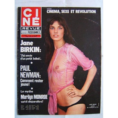 Ciné Revue N° 43 : Du 23 Octobre 1975 - Franco Nero - Jane Birkin - Sophia Loren - Paul Newman - Ida Lupino - Marilyn Monroe - Jacques Charron - James Caan - Guy Beart - Françoise Christophe