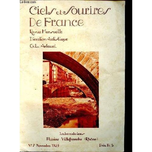 Ciel De Sourires De France Revue Mensuelle N°7 Novembre 1929