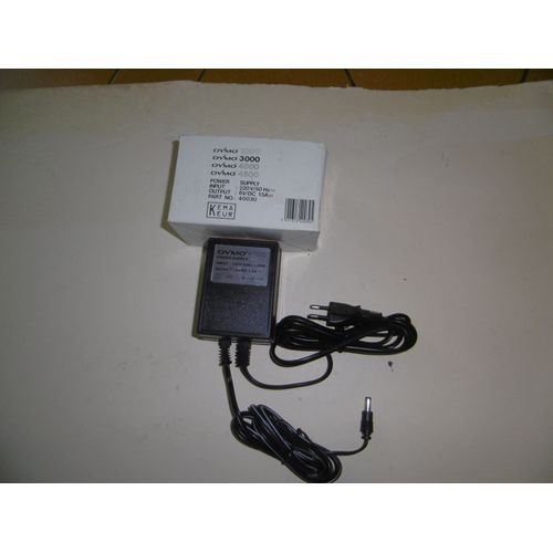 Adaptateur Secteur 220v /6v Pour Pince Dymo 1000/3000/4000/