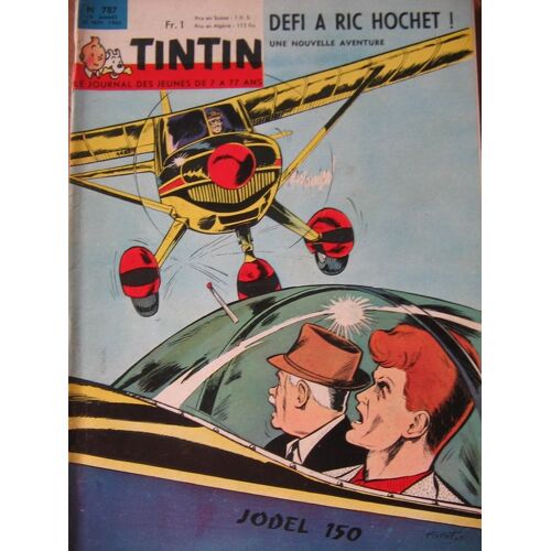 Tintin Le Journal Des Jeunes. Numéro 787. 21 Novembre 1962