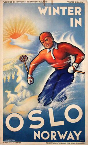 Affiche Oslo Norway