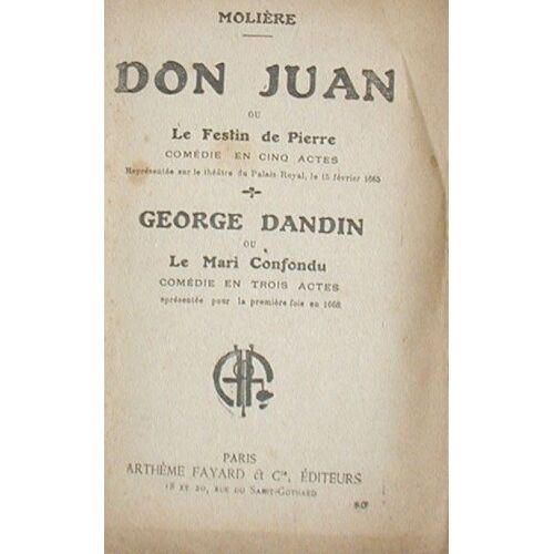 Don Juan + George Dandin