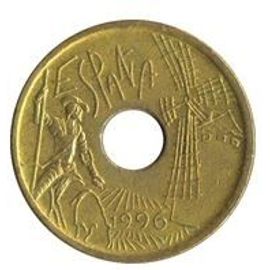 Pièce 25 Pesetas Espagne - 1996 Castilla-La Mancha