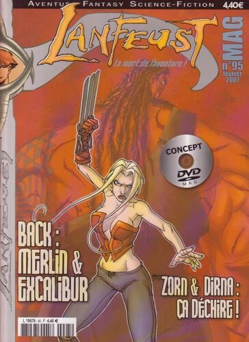Lanfeust Mag  N° 95 : " Back : Merlin & Excalibur " + " Zorn & Dirna : Ça Déchire ! "
