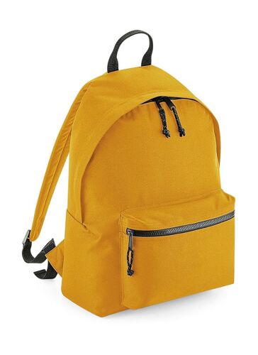 Sac à dos en polyester recyclé - BG285 - jaune moutarde