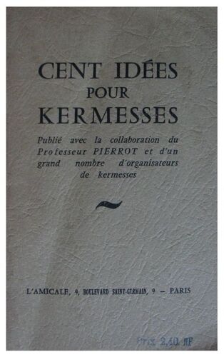 Cent Idées Pour Kermesses.