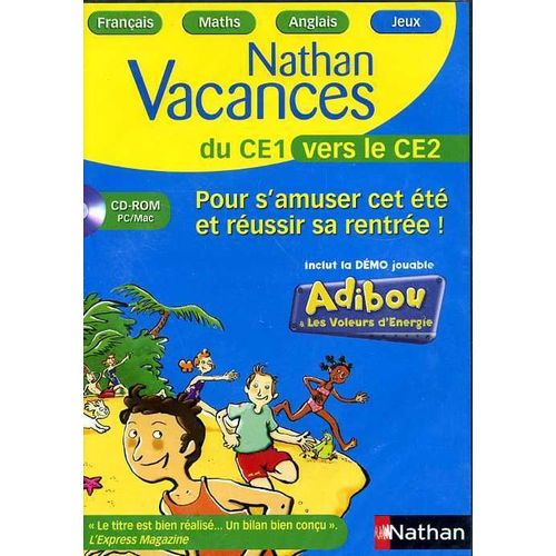 Nathan Vacances Du Ce1 Vers Le Ce2 Pc