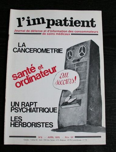 L'impatient  N° 6 : Santé Et Ordinateur