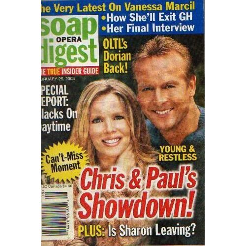 Soap Opera Digest  N° 08 : The Young And The Restless - Chris And Paul's Showdown