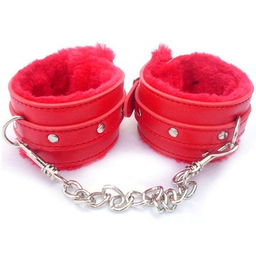 Menottes Rouge Bdsm Bondage Menottes Sex Sexe Red Handcuffs