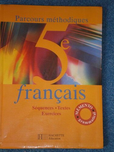 Français 5e Parcours Méthodiques Séquences Textes Exercices