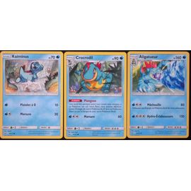 Légendes Brillantes - Kaiminus (18) + Crocrodil (19) + Aligatueur (20/73)