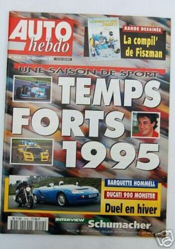 Auto Hebdo N 1014 20 Dec 95 Saison De Sport 95 Ducati
