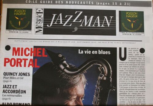 Jazzman  (Le Monde De La Musique)  N° 169 : Michel Portal