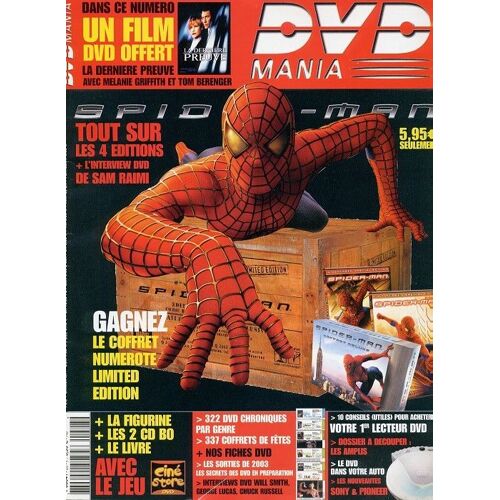 Dvd Mania  N° 28 : Spider-Man: Tout Sur Les 4 Éditions