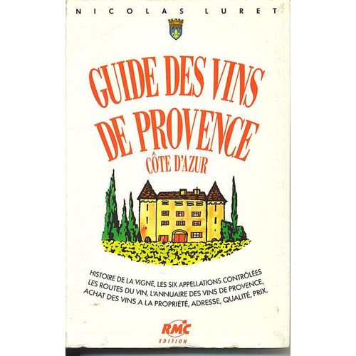 Guide Des Vins De Province Côte D'azur