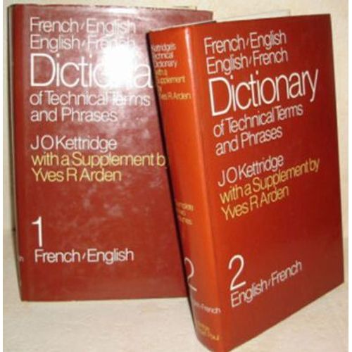 Dictionary Of Technical Terms And Phrases Volume Ii English-French