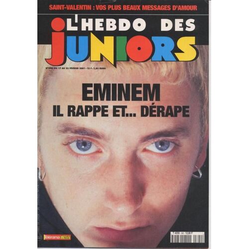 L'hebdo Des Juniors / 17-02-2001 N° 390 : Eminem (2p)