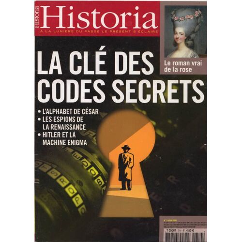 Historia  N° 714 : La Cle Des Codes Secrets