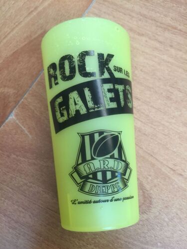Gobelet Jaune Plastique Rock Et Galets