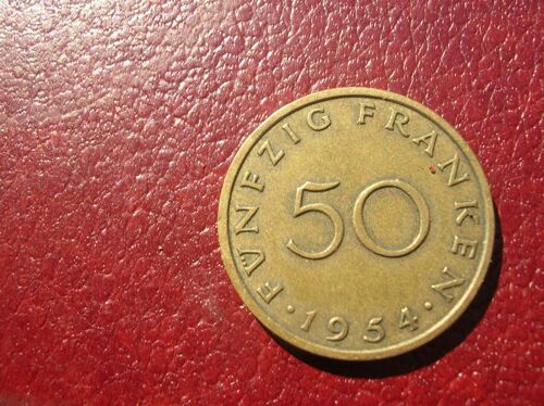 50 Francs Sarre 1954