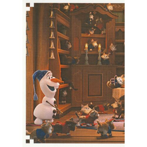 N° 54 - Stickers Image Panini Vignette - La Reine Des Neiges Joyeuses Fetes Avec Olaf - 2017
