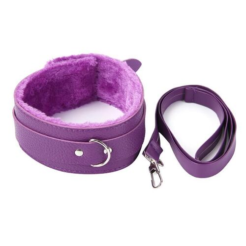 Sexy Collier Violet Bdsm Bondage Laisse Punk Gothique Collar Fetish Sex Gothic Dog Goth