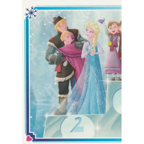 N° 166 - Stickers Image Panini Vignette - La Reine Des Neiges Amies Pour Toujours - 2017