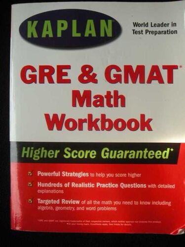 Kaplan  Gre & Gmat  Math  Workbook