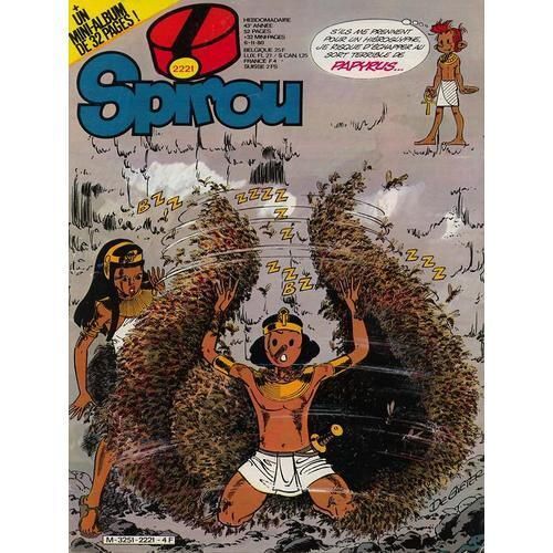 Spirou  N° 2221 : Papyrus / Mini Album De Urbain / David Charles Mc Elroy / Shukumei / Arnest Ringard / L Inspiration Par Devos / Papier De Brousaille / De Gieter