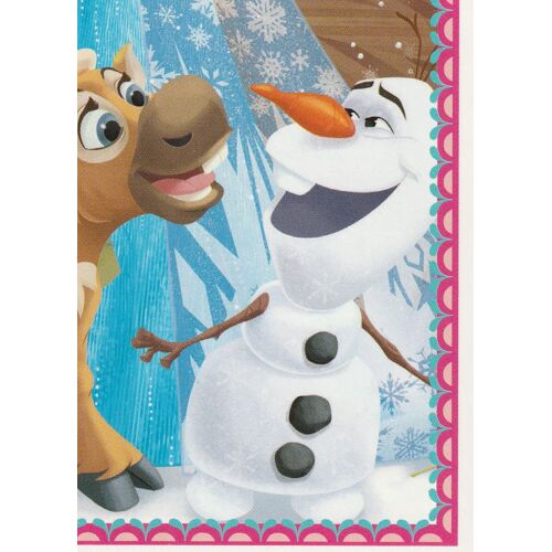 N° 77 - Stickers Image Panini Vignette - La Reine Des Neiges Amies Pour Toujours - 2017