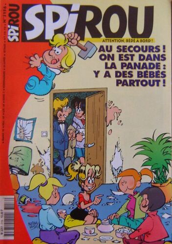 Spirou N° 3156 : Au Secours ! On Est Dans La Pande : Y A Des Bebes Partout !