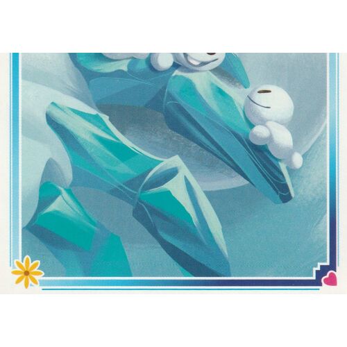 N° 28 - Stickers Image Panini Vignette - La Reine Des Neiges Amies Pour Toujours - 2017