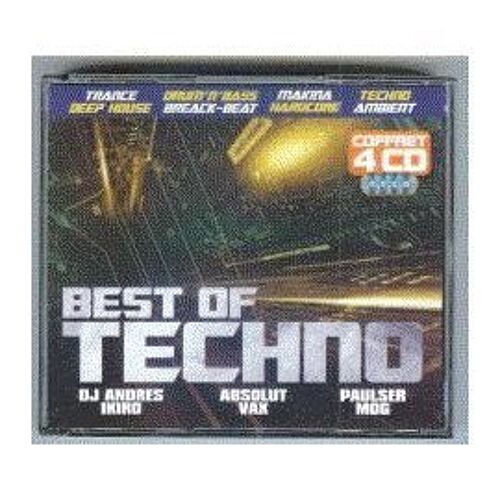 Best Of Techno - Compilation Coffret 4 Cd 64 Titres - Trance, Deep House, Makina,... - Paulser Mog, Abslout Vax,... - Web Music 2003