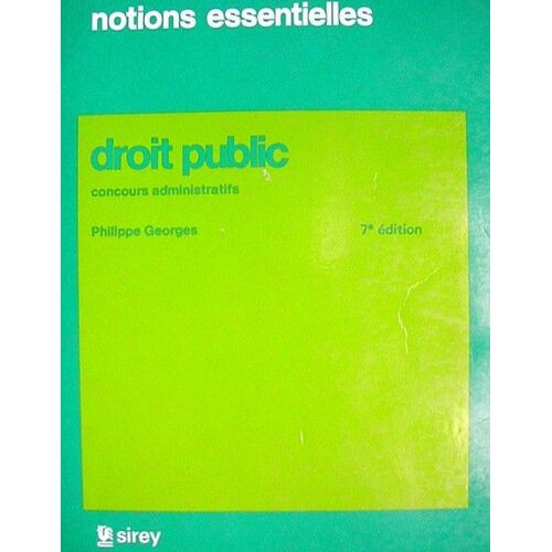 Droit Public - Concours Administratifs