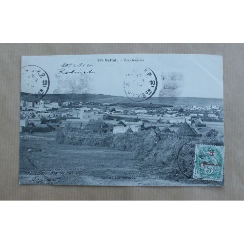 Carte Postale Maroc, Settat, Affranchie : 1912