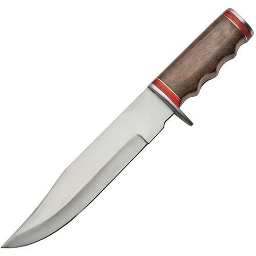 Poignard Bowie Wood Lame En Acier Manche En Bois