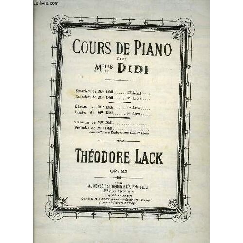 Cours De Piano De Melle Didi
