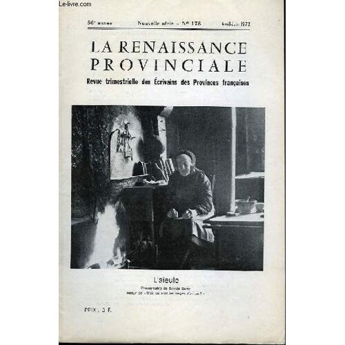 La Renaissance Provinciale N°178 : L'aïeule