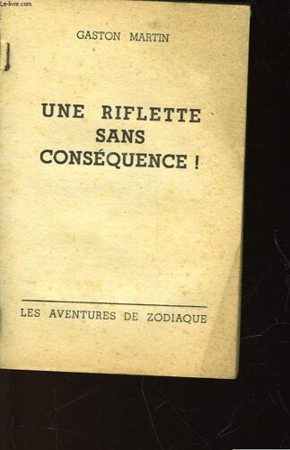 Une Riflette Sans Consequence! - N°71