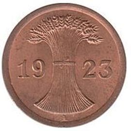 Pièce 2 Pfennigs Allemagne - 1923 A
