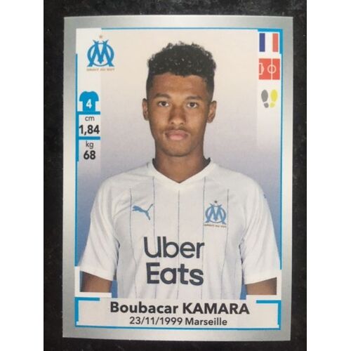 Vignette Panini Foot France 2019 2020 N°192 : Boubacar Kamara