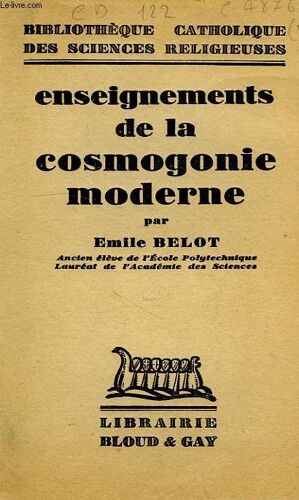 Enseignements De La Cosmogonie Moderne