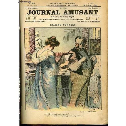 Le Journal Amusant - Nouvelle Série N°331. Oraison Funèbre