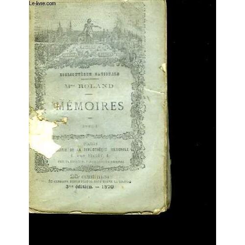 Mémoires. Tome Ier