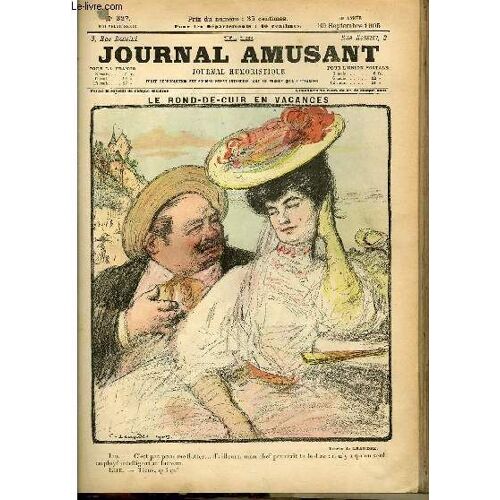 Le Journal Amusant - Nouvelle Série N°327.Le Rond - De - Cuir En Vacances